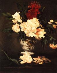 Edouard Manet Vase of Peonies on a Pedestal oil painting image